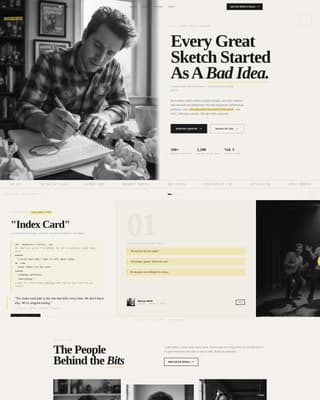 Hobby & Passion Content Portfolio & Case Study Website Template