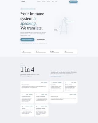 Rheumatology Medicine Specialist Booking Website Template