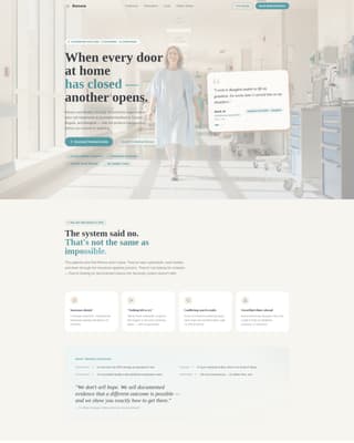 Renew - Transformative Medicaltourism Landing Page Template