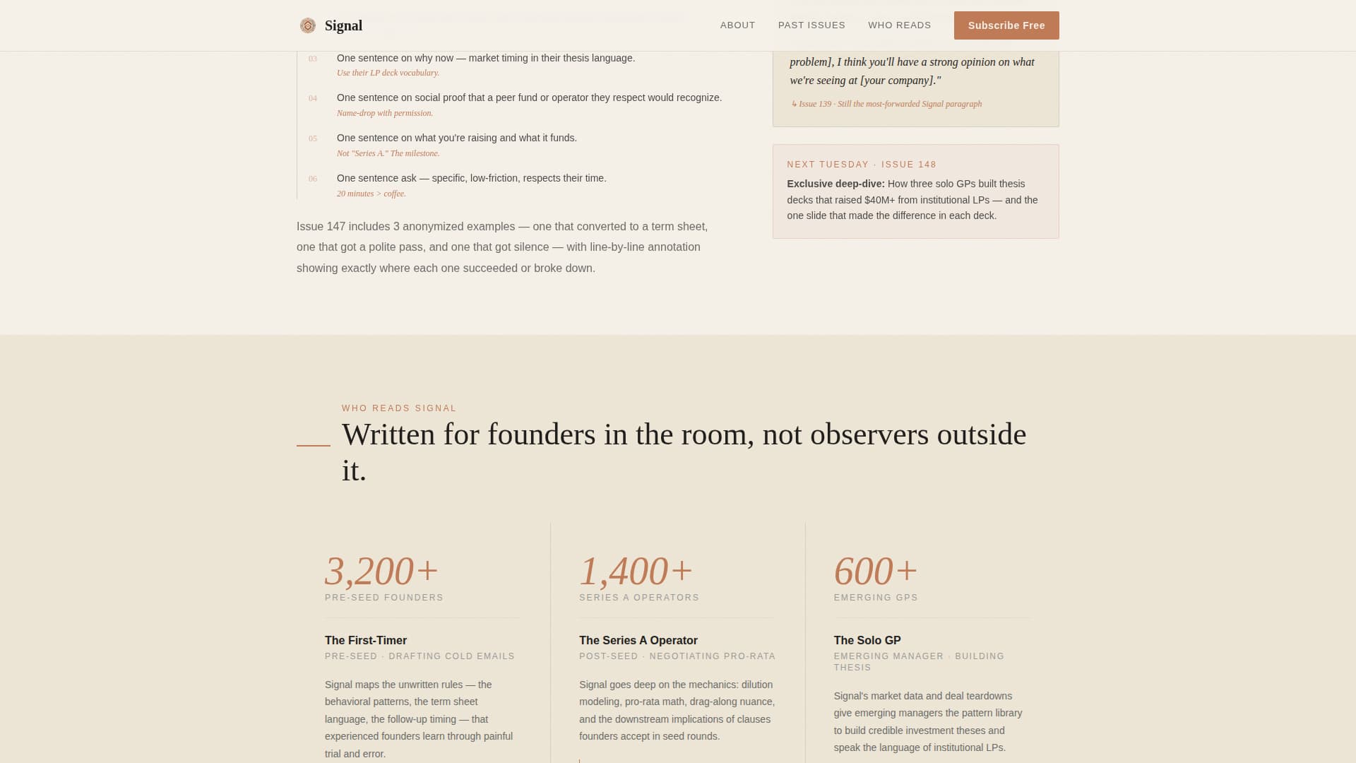 Startup Fundraising Newsletter Booking Website Template