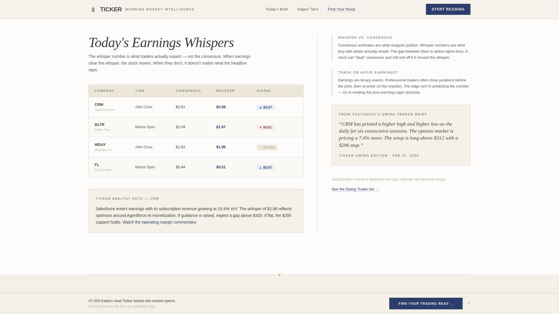 Stock Market & Trading Newsletter Specialist Blog Website Template