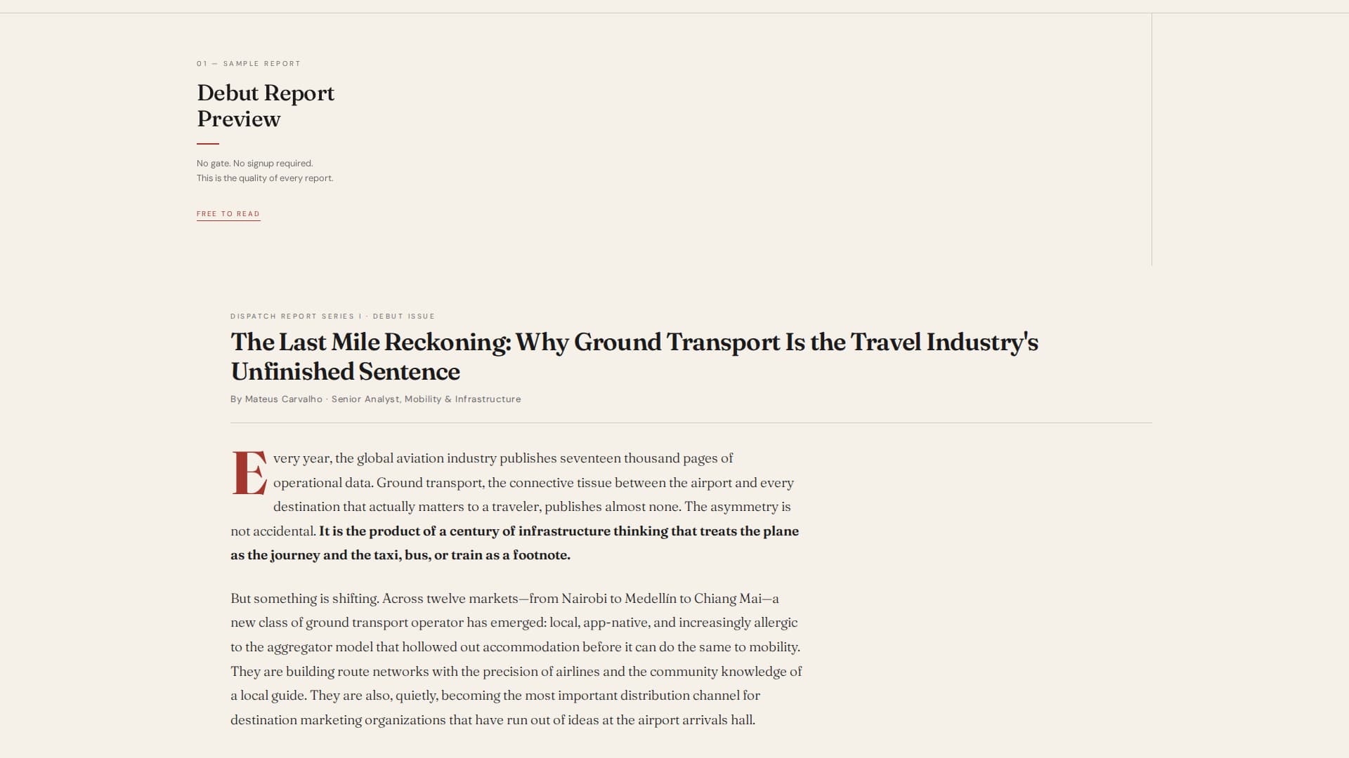 Travel Blog & Media Pre-Launch & Coming Soon Website Template