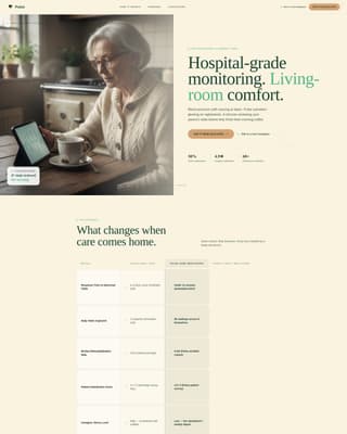 Pulse - Trusted Telehealth Landing Page Template