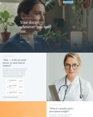 Telemedicine & Health Tech FAQ & Common Questions Website Template