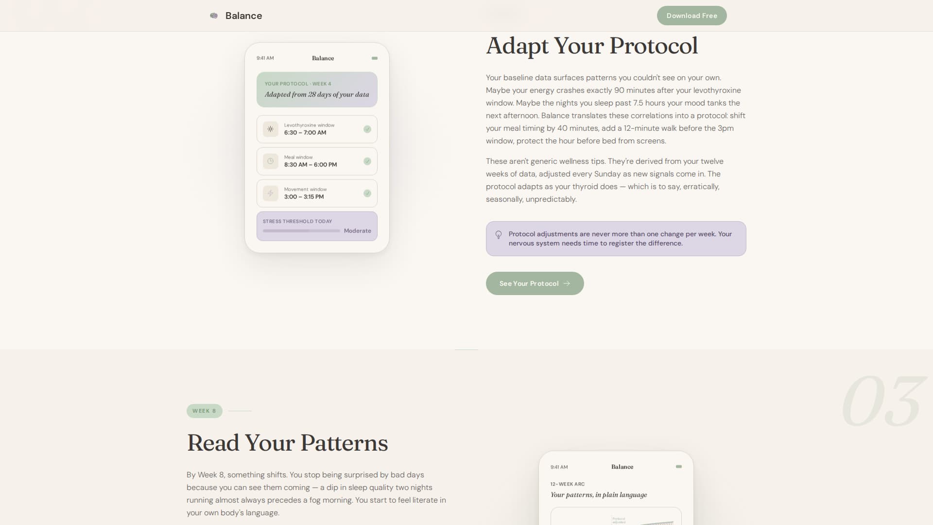 Thyroid Disorder Care Reviews & Social Proof Website Template