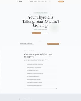 Advanced Thyroid Disorder Care Appointment Booking Website Template