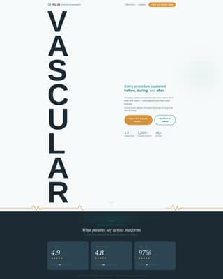 Pulse - Trusted Vascular Landing Page Template