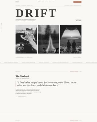 Van Life & Nomad Content Pre-Launch & Coming Soon Website Template