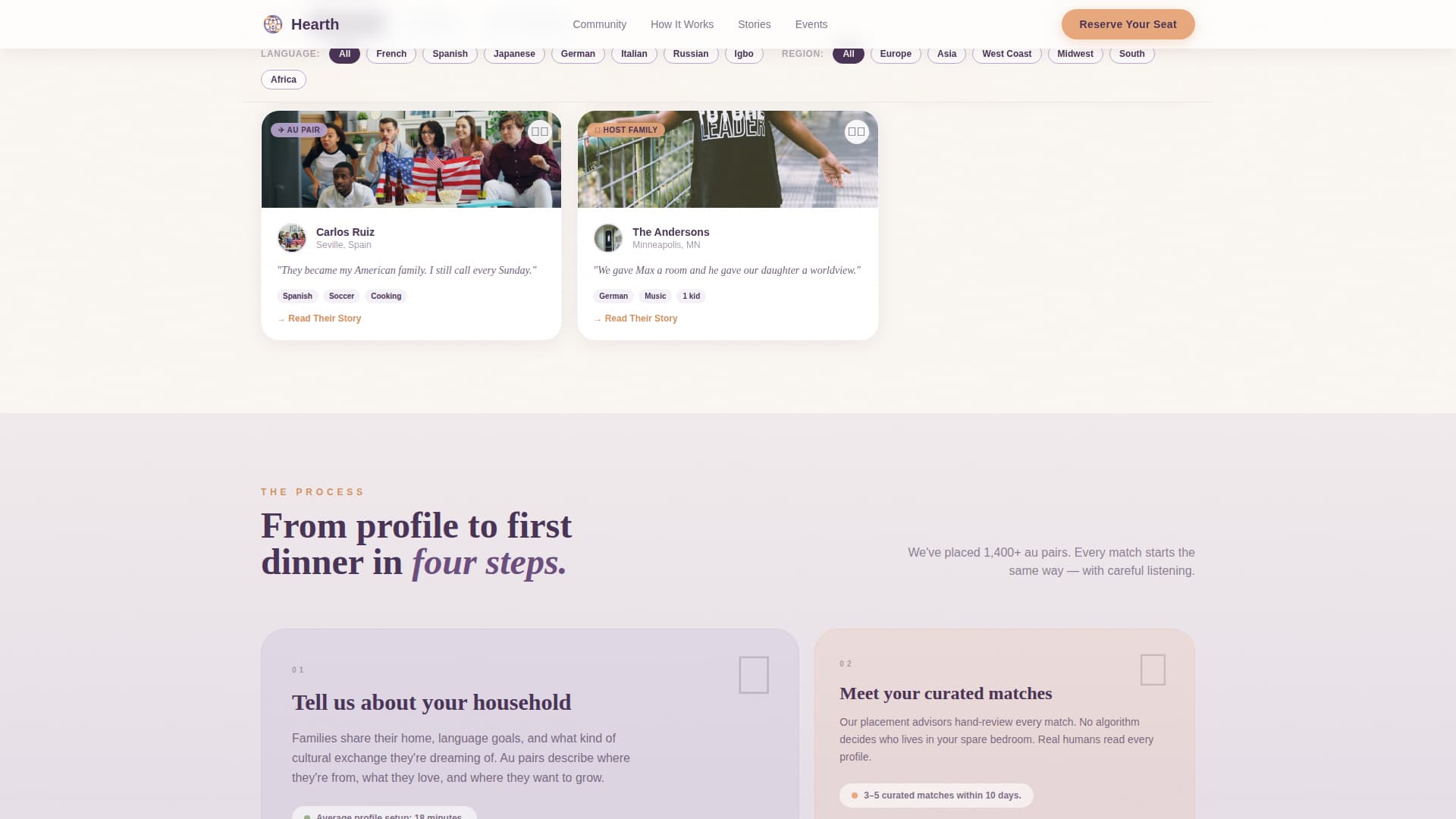 Nanny & Au Pair Pre-Launch & Coming Soon Website Template