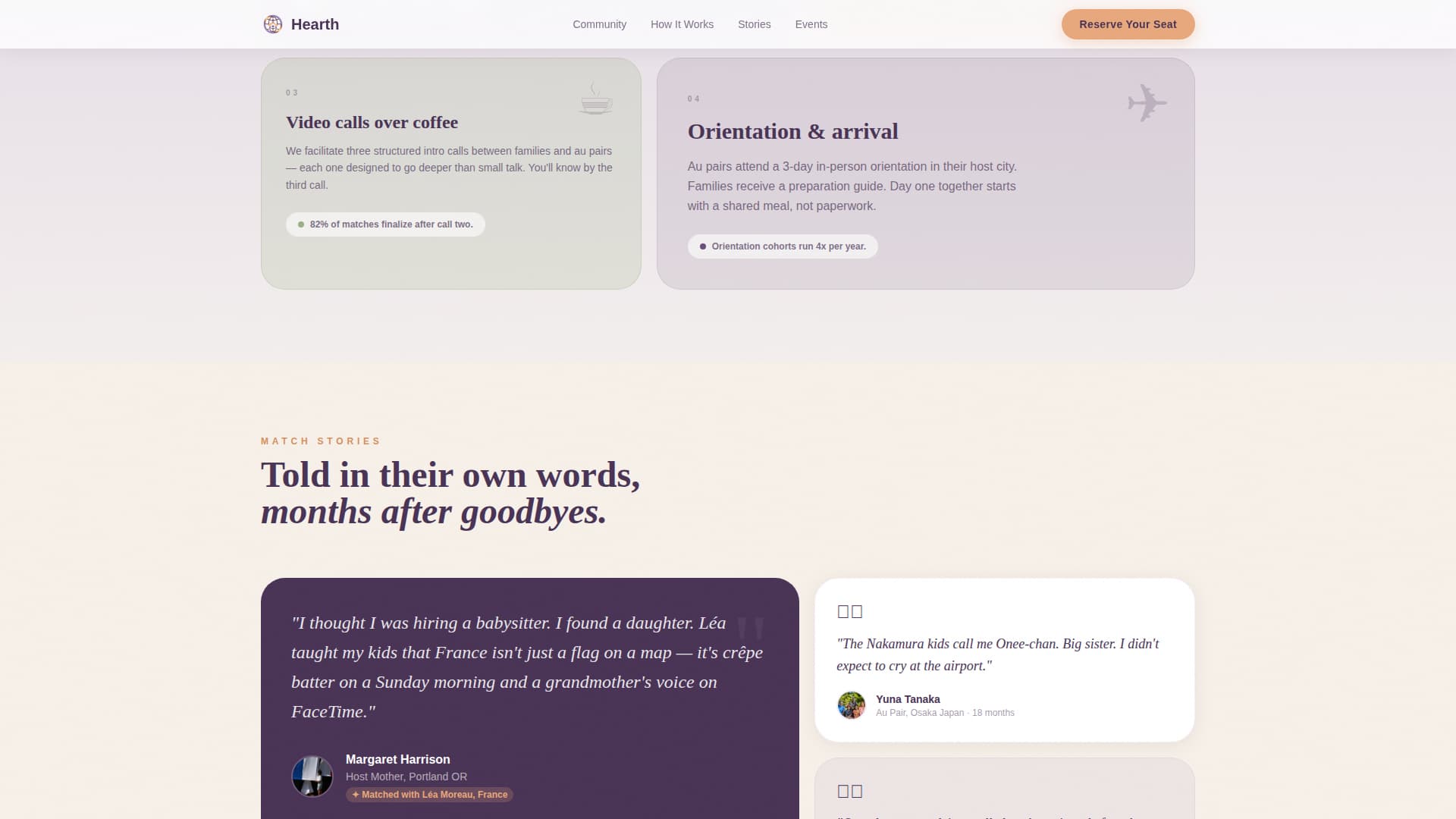 Nanny & Au Pair Pre-Launch & Coming Soon Website Template