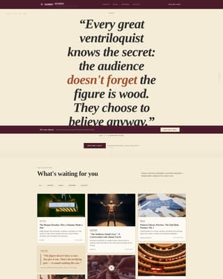 Hobby & Passion Content Pre-Launch & Coming Soon Website Template