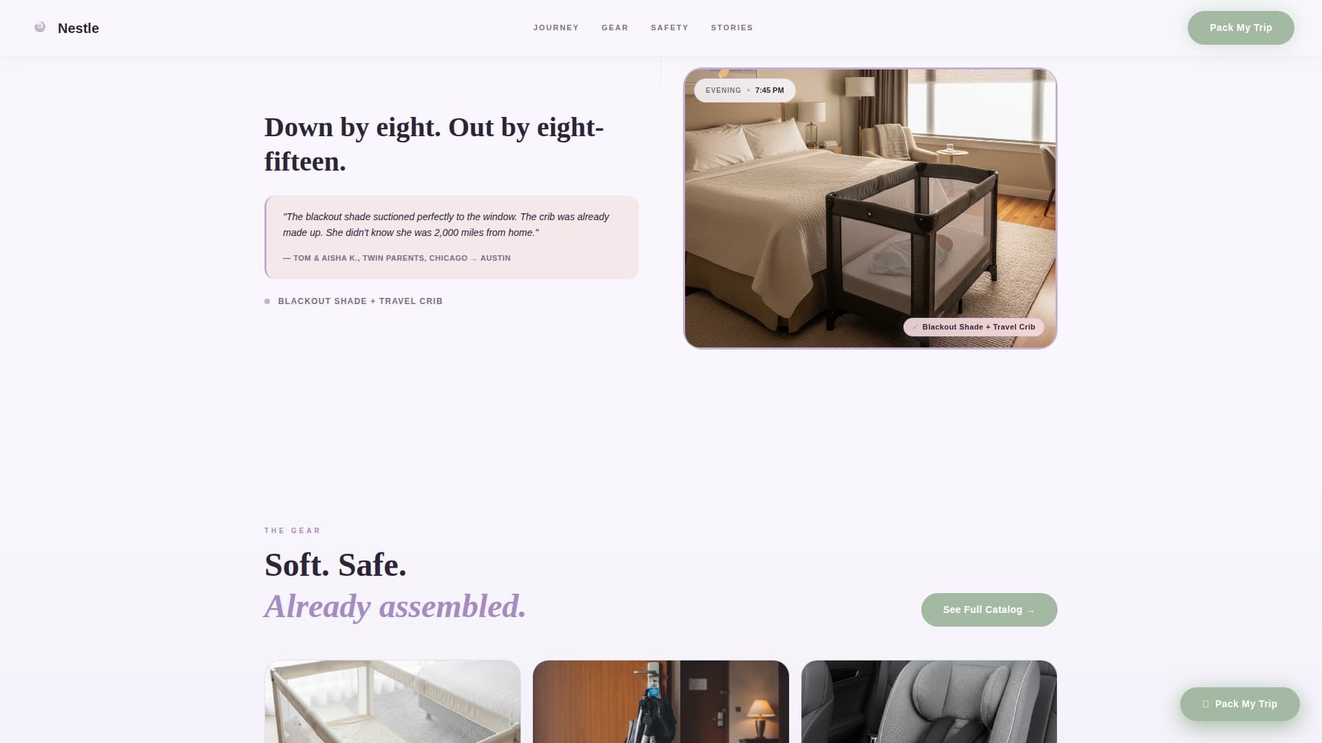 Family Travel & Experience Appointment Booking Website Template