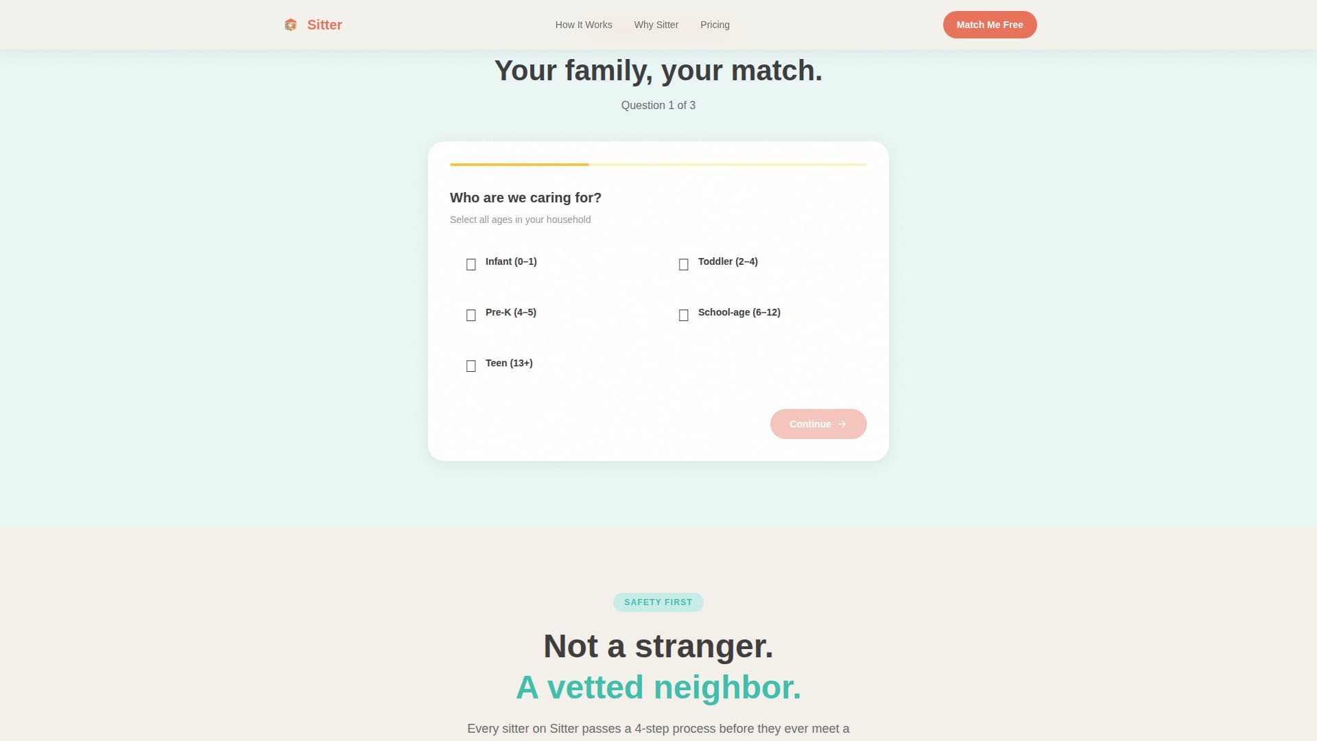 Specialist Nanny & Au Pair Professional Website Template