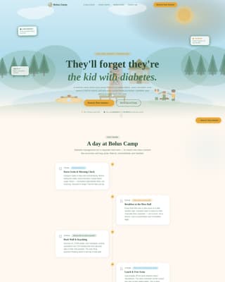 Expert Summer Camp & Outdoor Program Appointment Booking Website Template