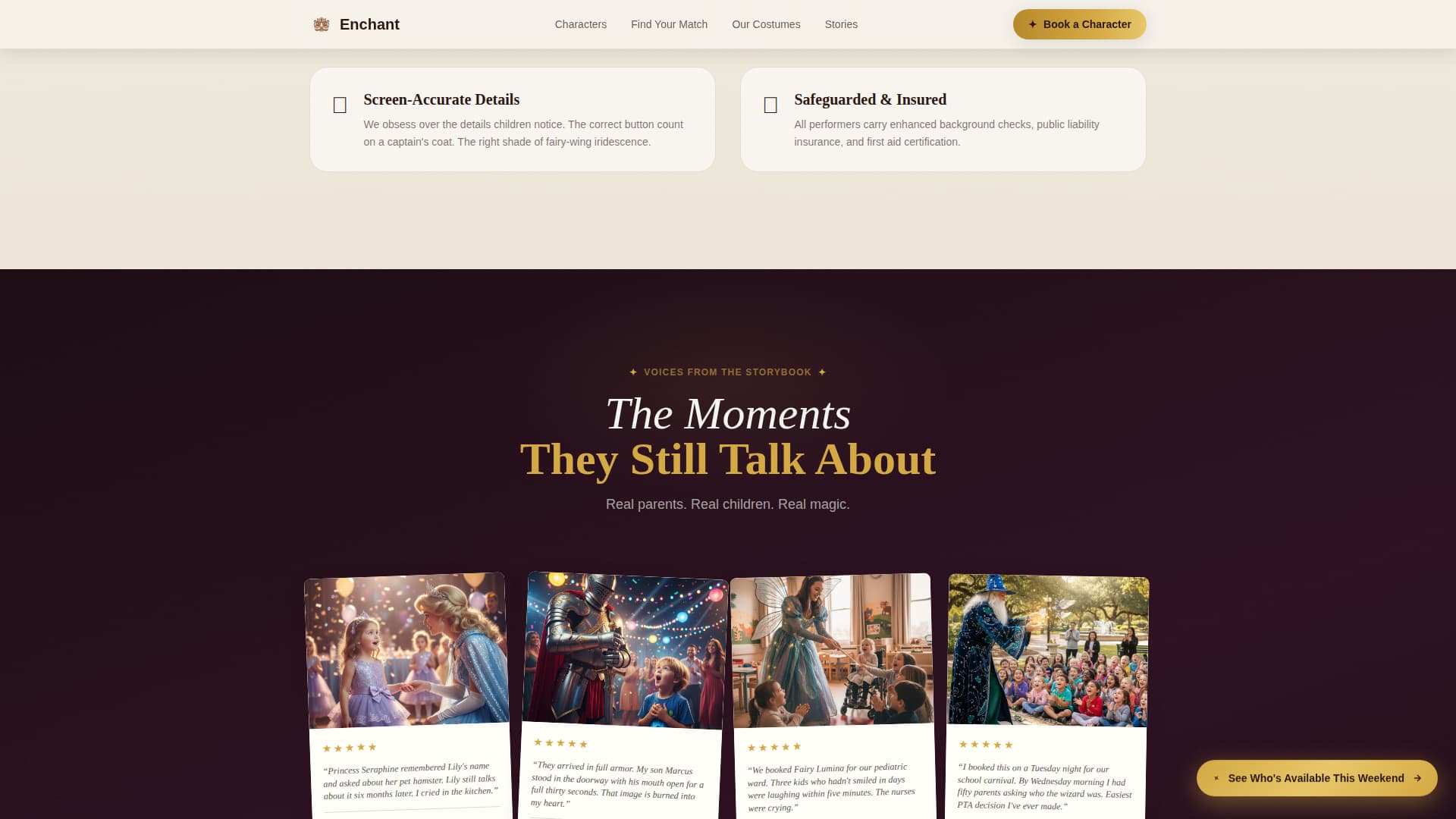 Kids Party & Entertainment Booking Website Template
