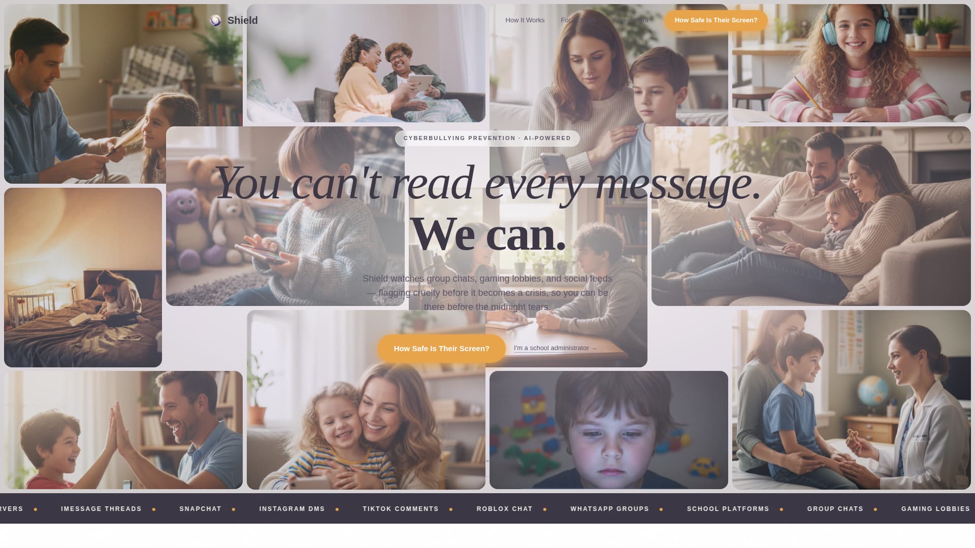 Kids Online Safety & Tech Professional Website Template