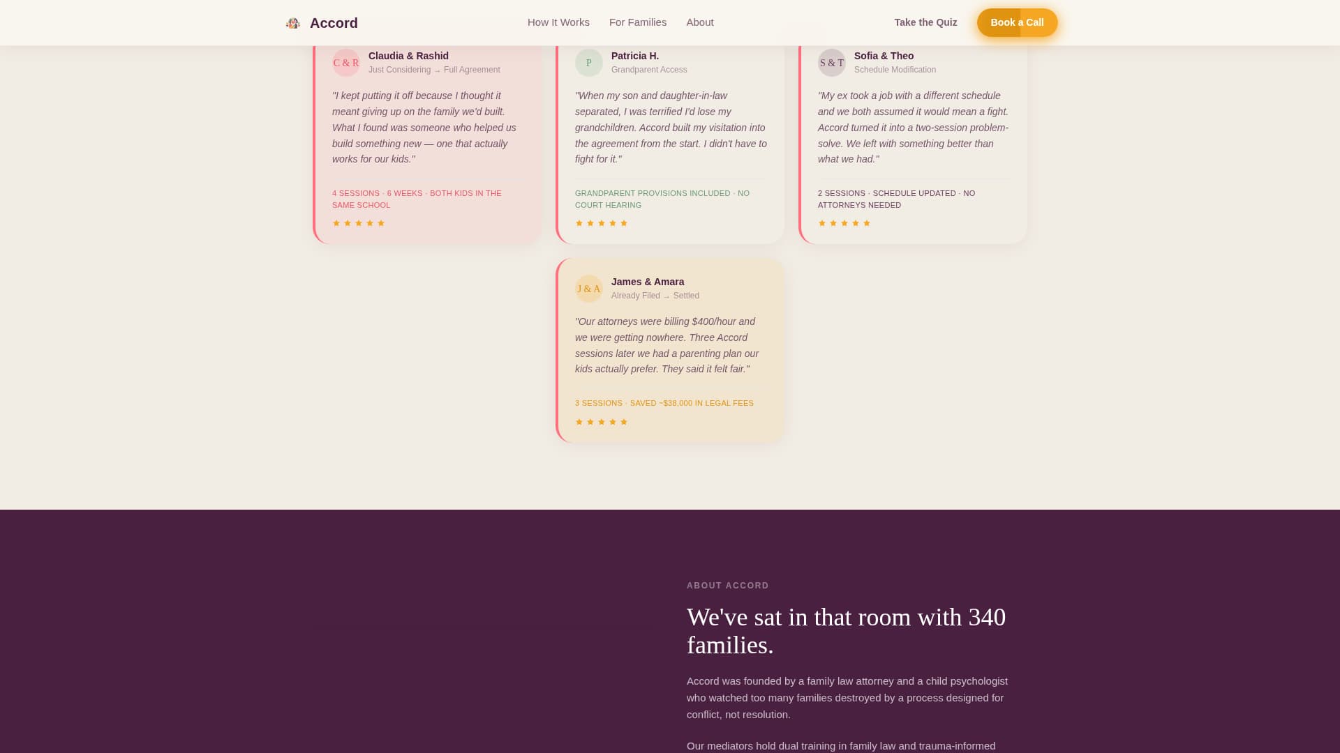 Family Counseling & Support Booking Website Template