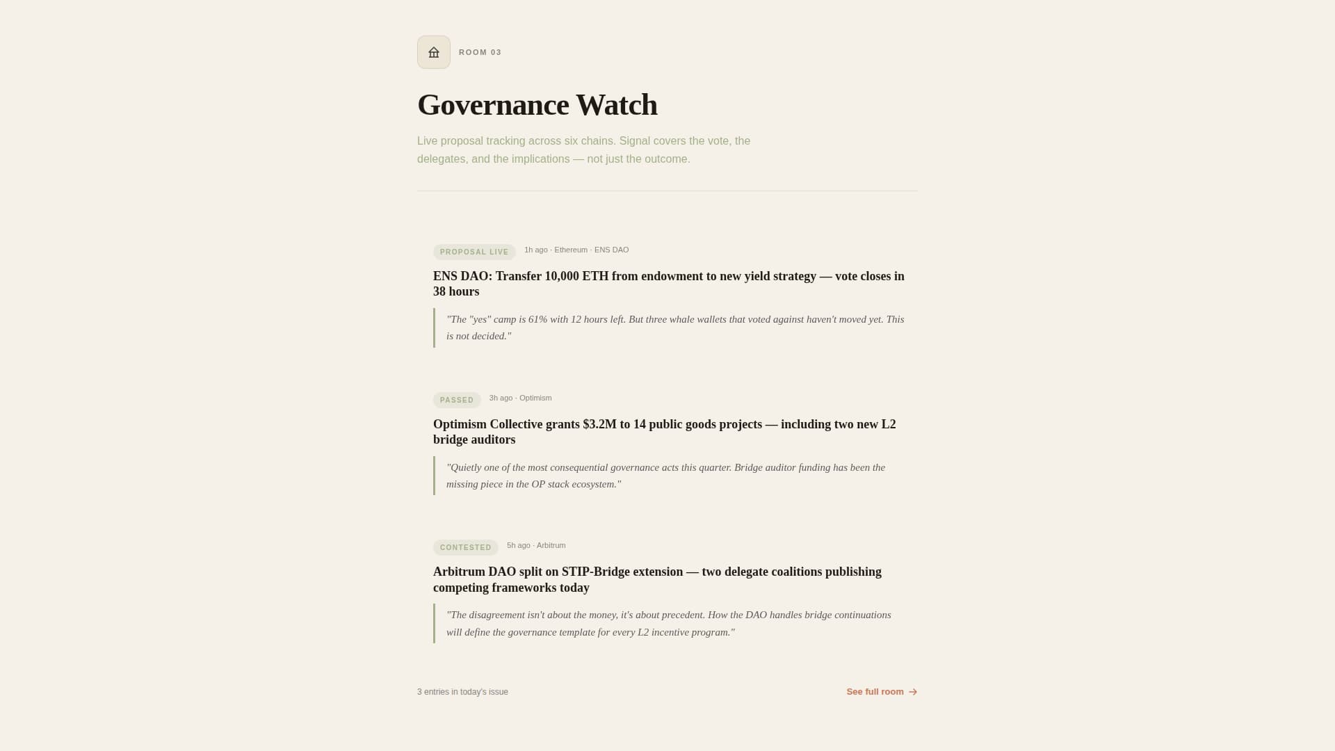 Signal - Curated Web3 Landing Page Template