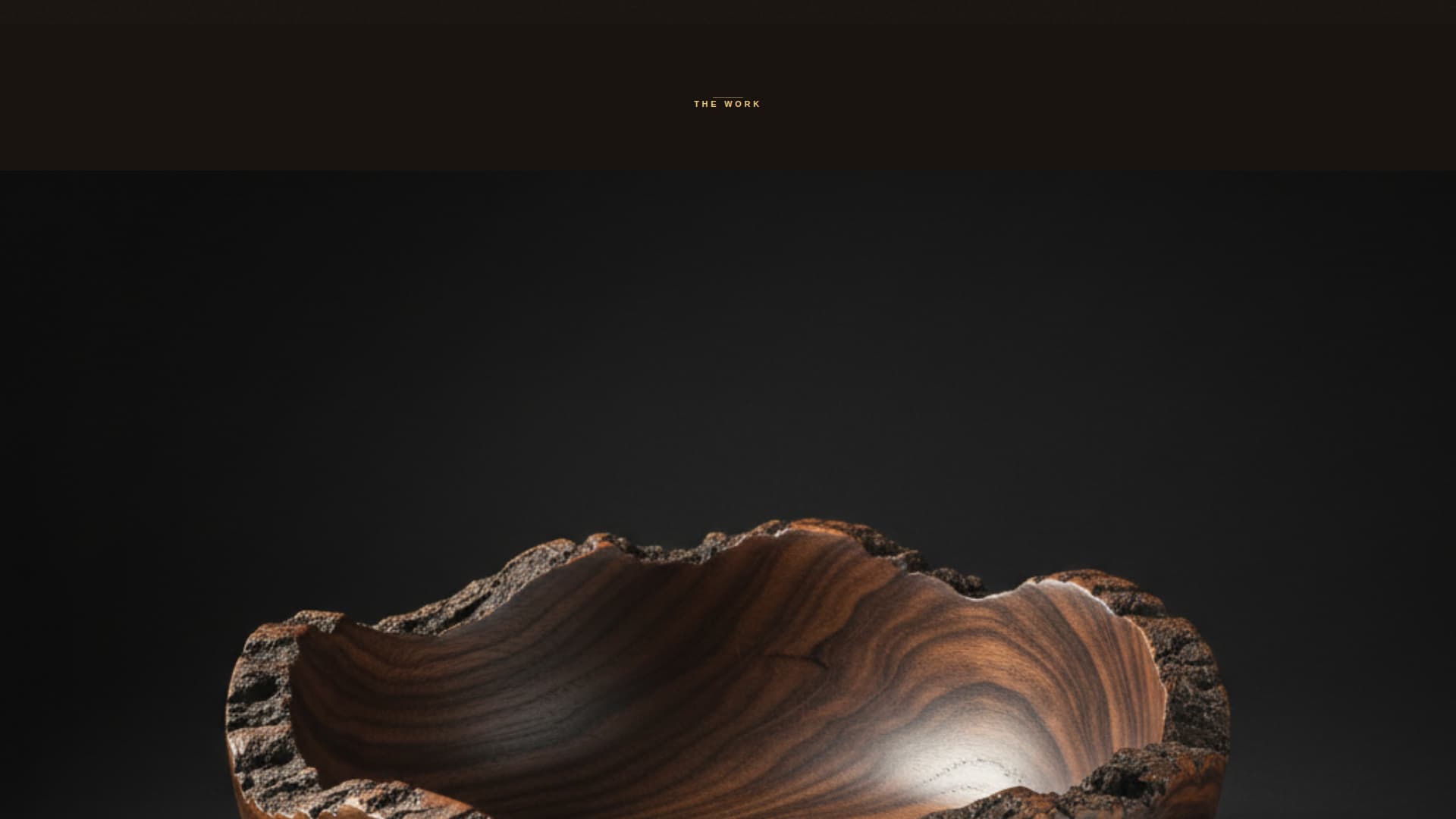 Woodturning & Lathe Work Content Portfolio & Case Study Website Template