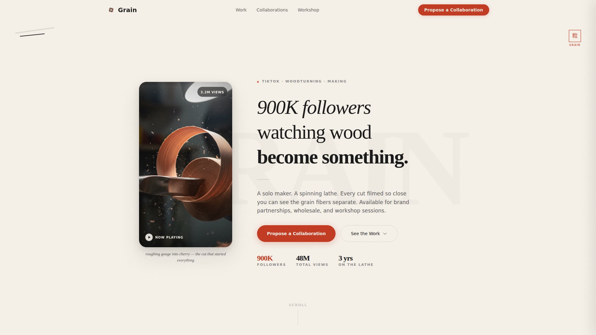 Woodturning & Lathe Work Content Professional Website Template