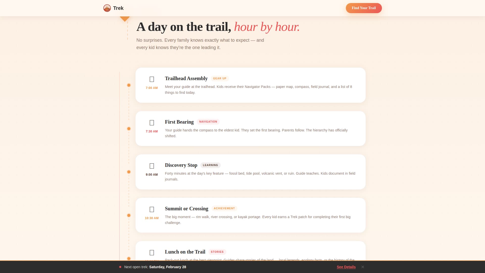 Specialist Family Travel & Experience Professional Website Template