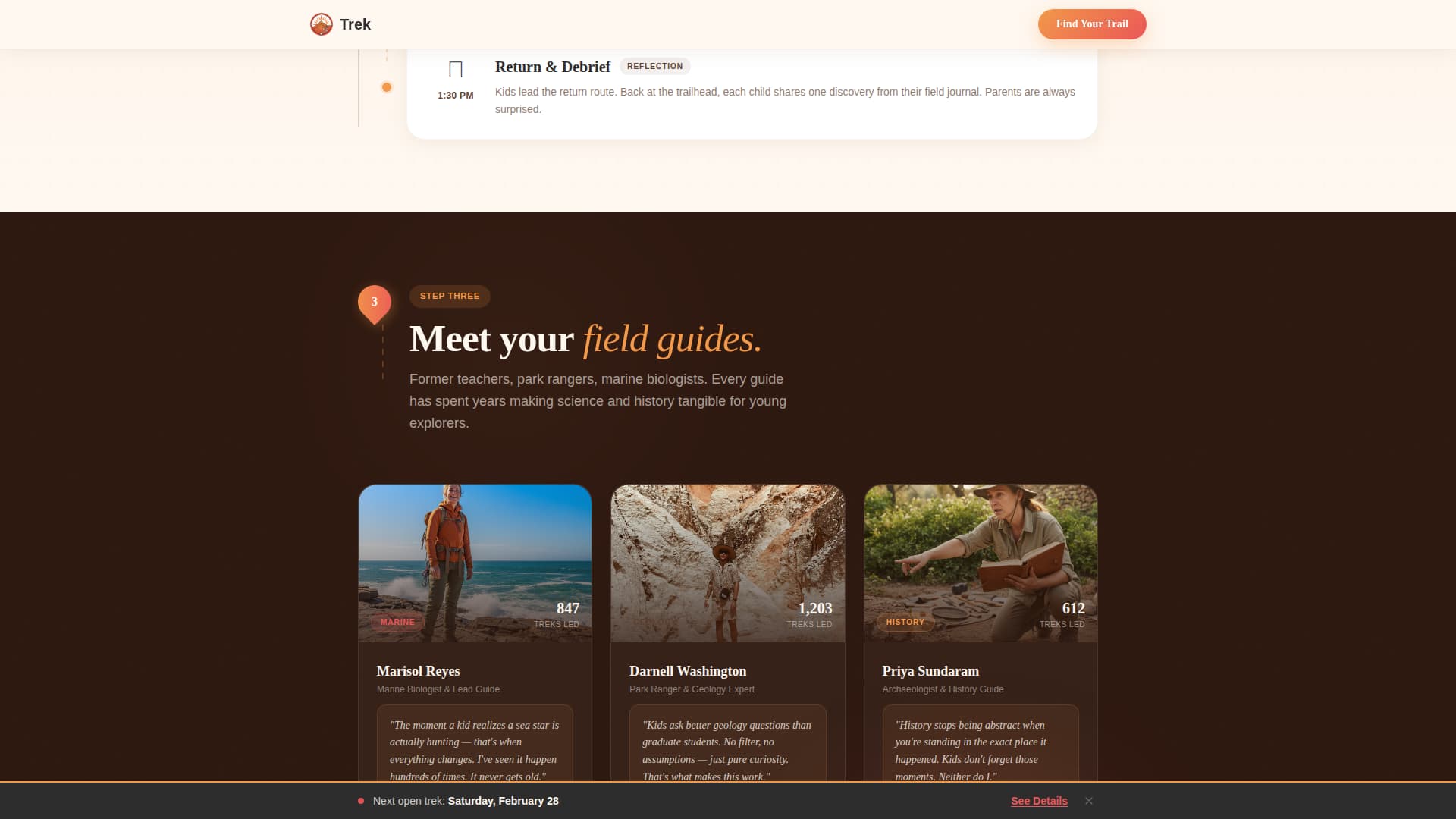 Specialist Family Travel & Experience Professional Website Template