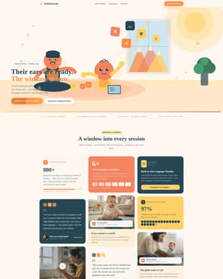 Infant (0-1) Products & Booking Website Template