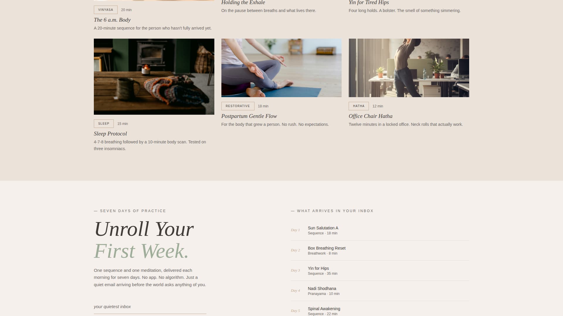 Asana - Serene Wellness Landing Page Template