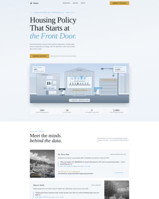 Tenure - Impactful Housing Landing Page Template