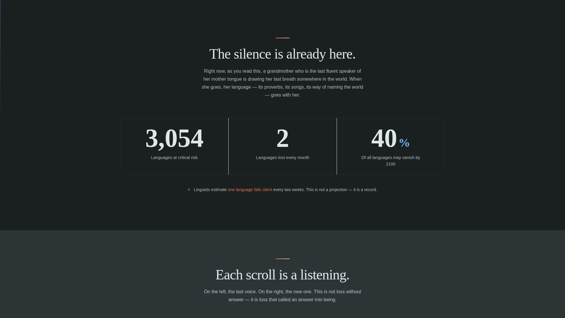 Tongue - Vibrant Language Preservation Landing Page Template