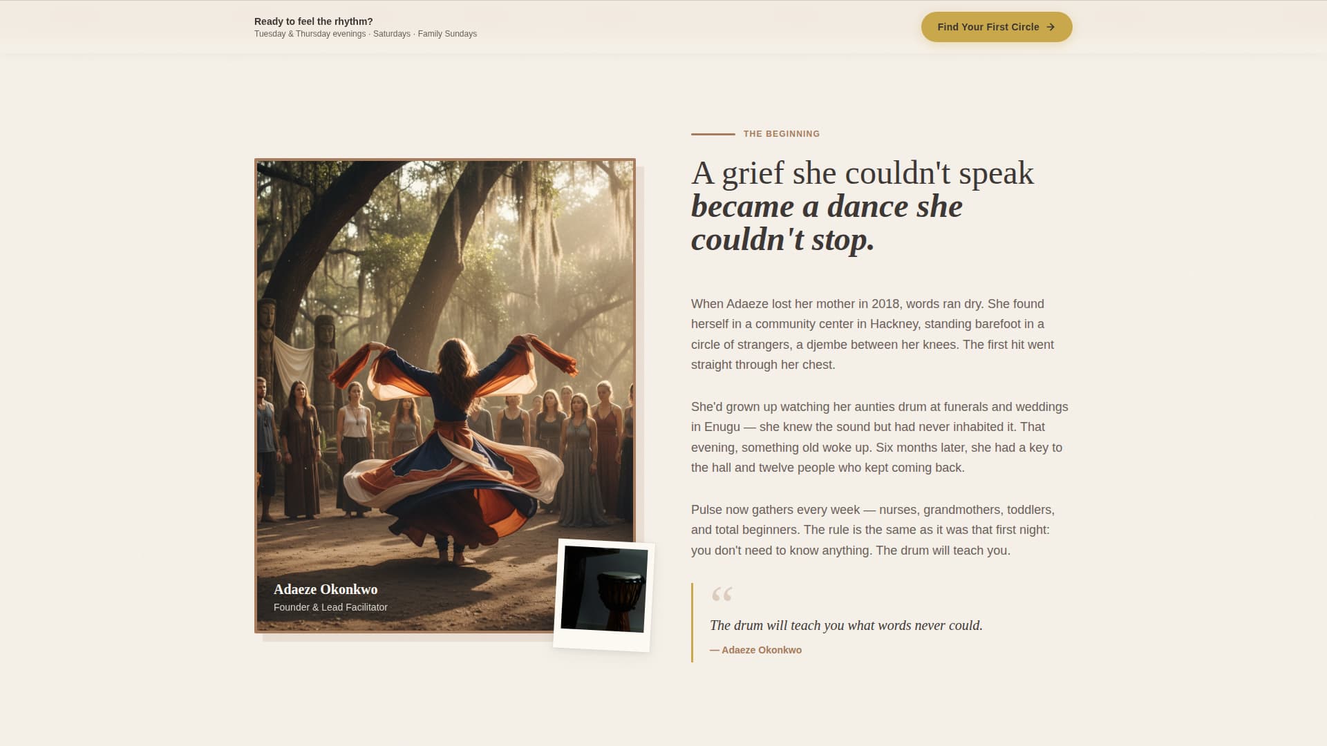 Pulse - Healing Community Landing Page Template