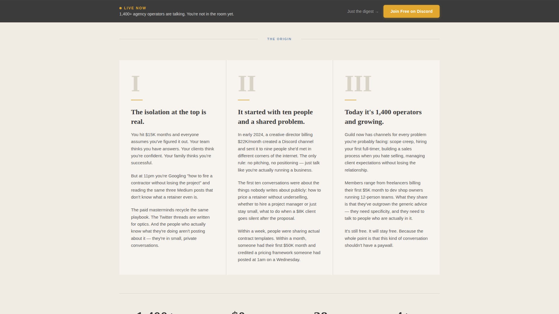 Guild - Authentic Agency Owners Landing Page Template