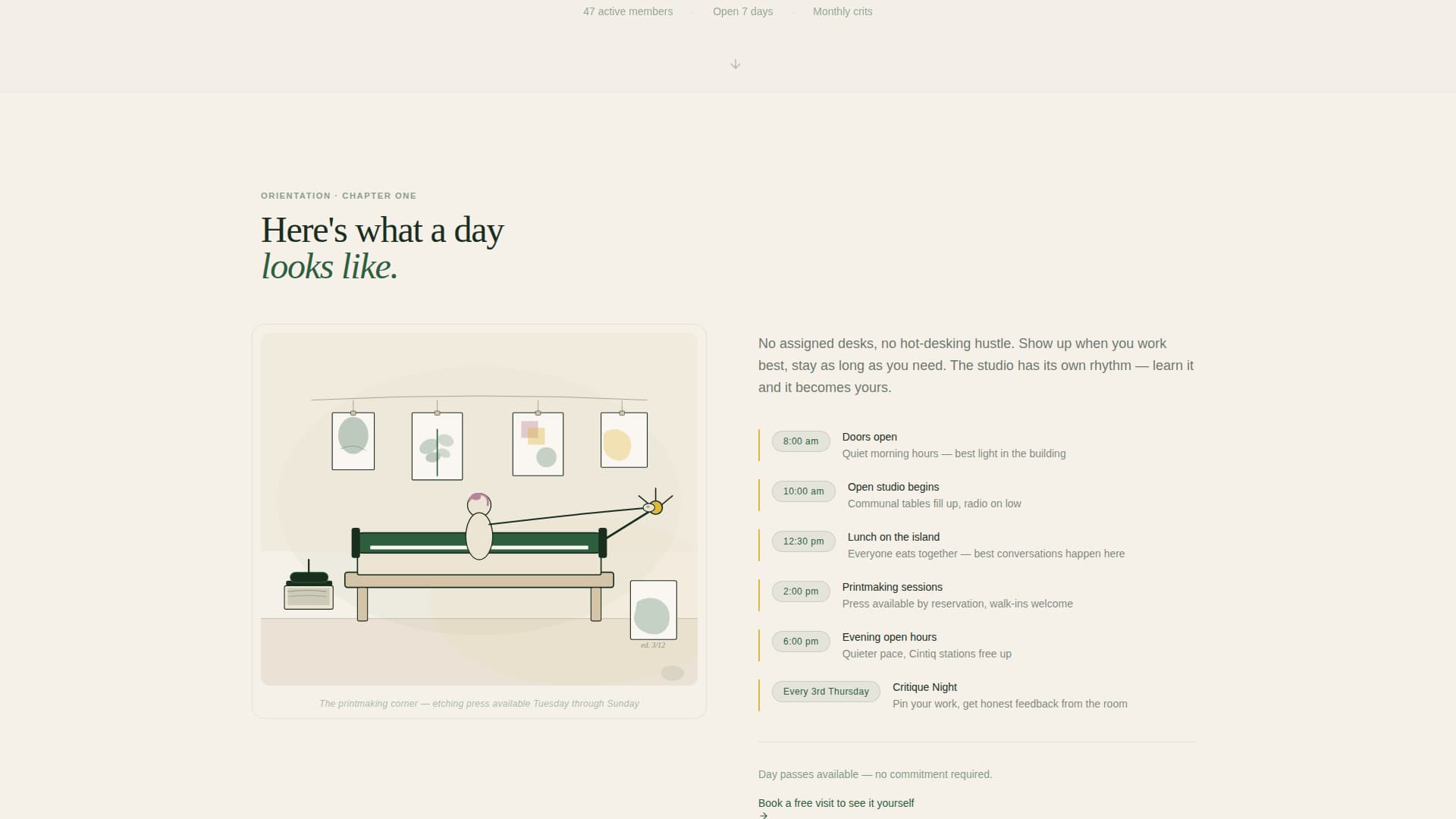 Atelier - Inspiring Artists Landing Page Template