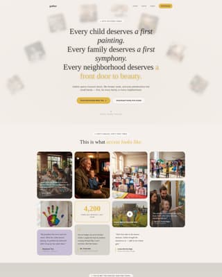 Foundation & NGO Reviews & Social Proof Website Template