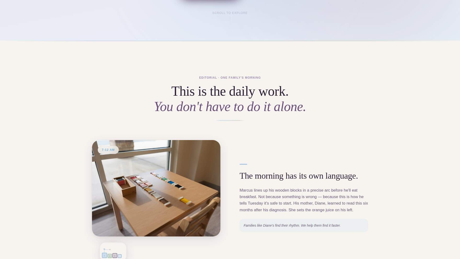 Spectrum - Compassionate Autism Support Landing Page Template