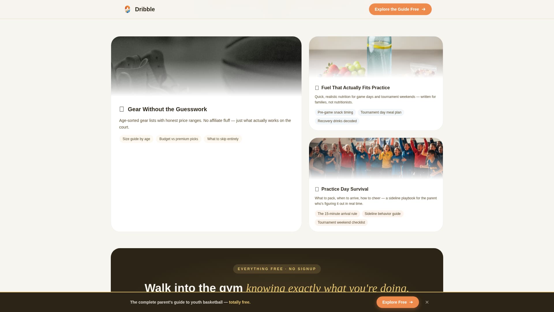 Kids Basketball Specialist Professional Website Template