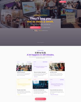 Compile - Inspiring Kids Coding Landing Page Template