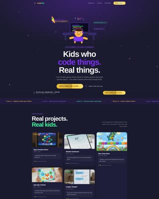 Codekids - Electric Programming Landing Page Template