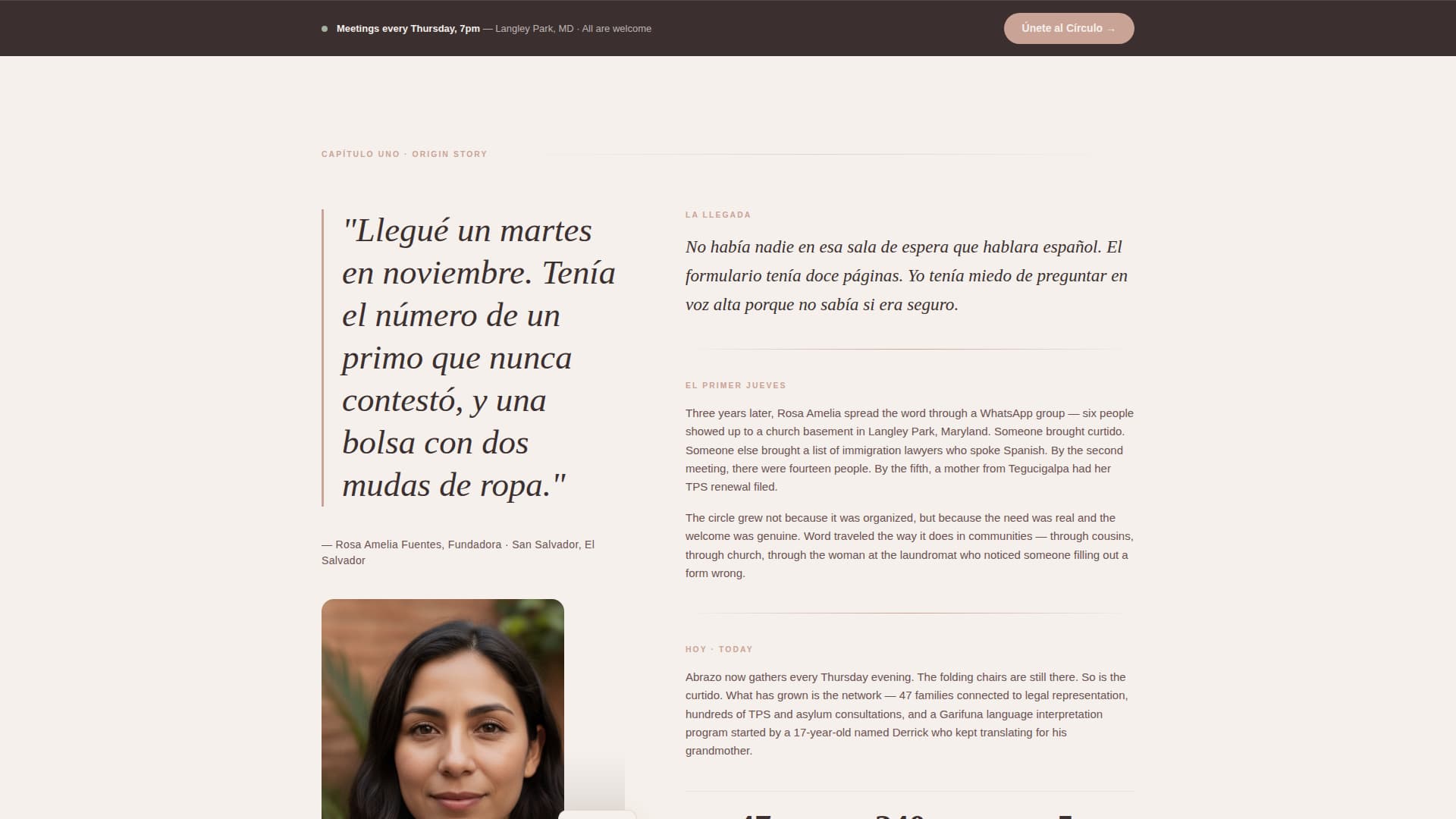 Latin American Community Blog & Content Website Template