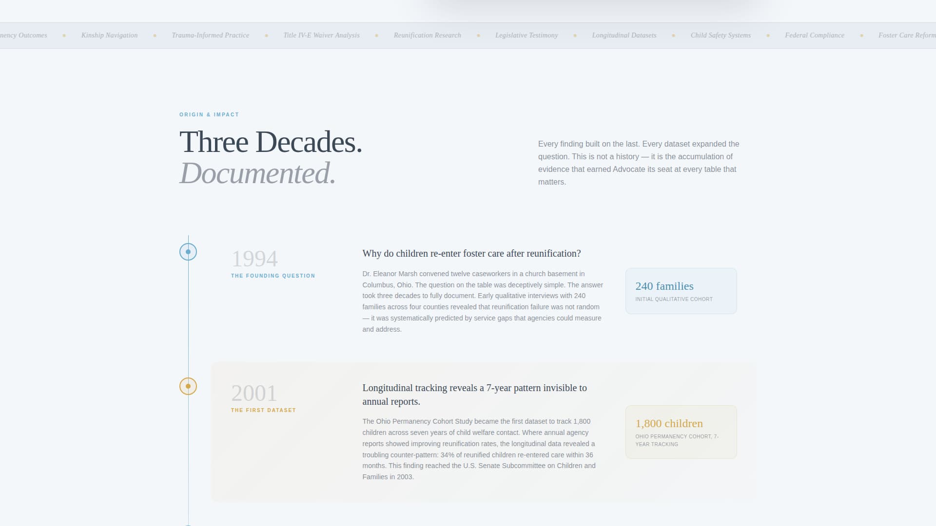 Advocate - Authoritative Child Welfare Landing Page Template