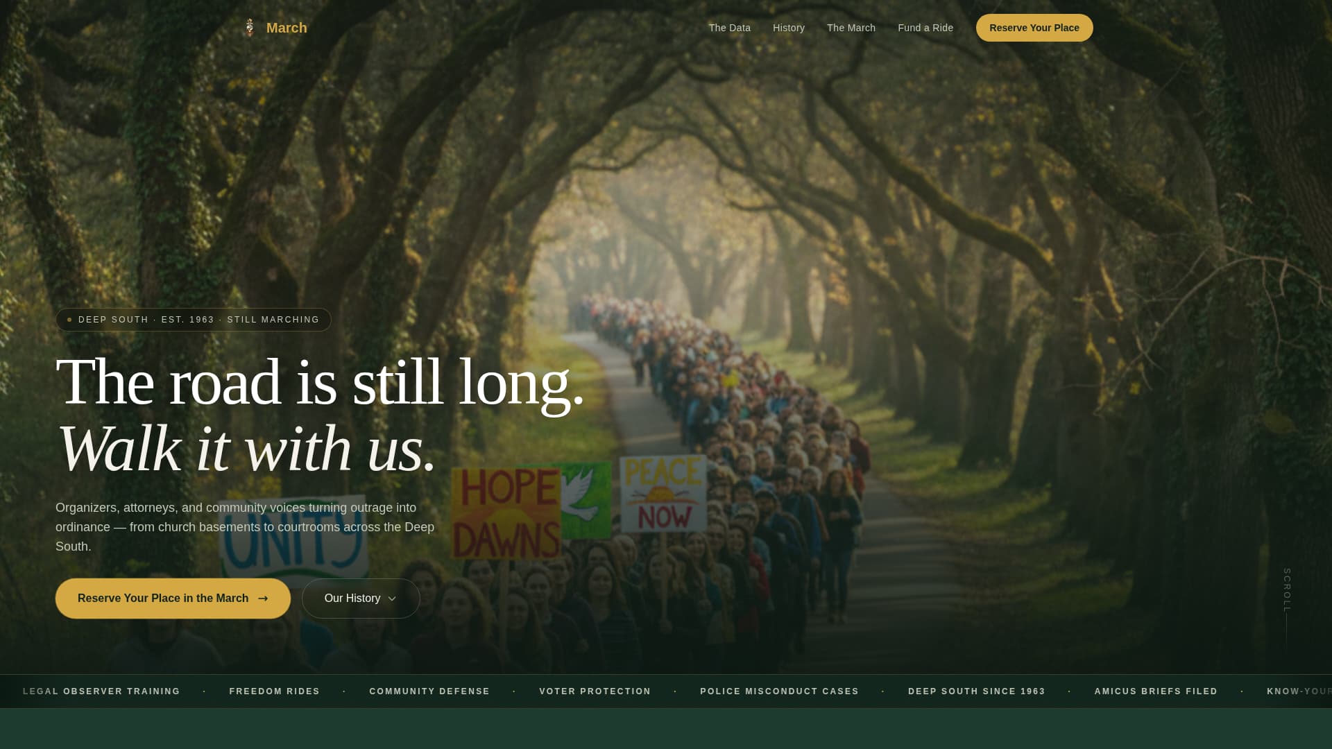Specialist Advocacy & Social Campaign Professional Website Template