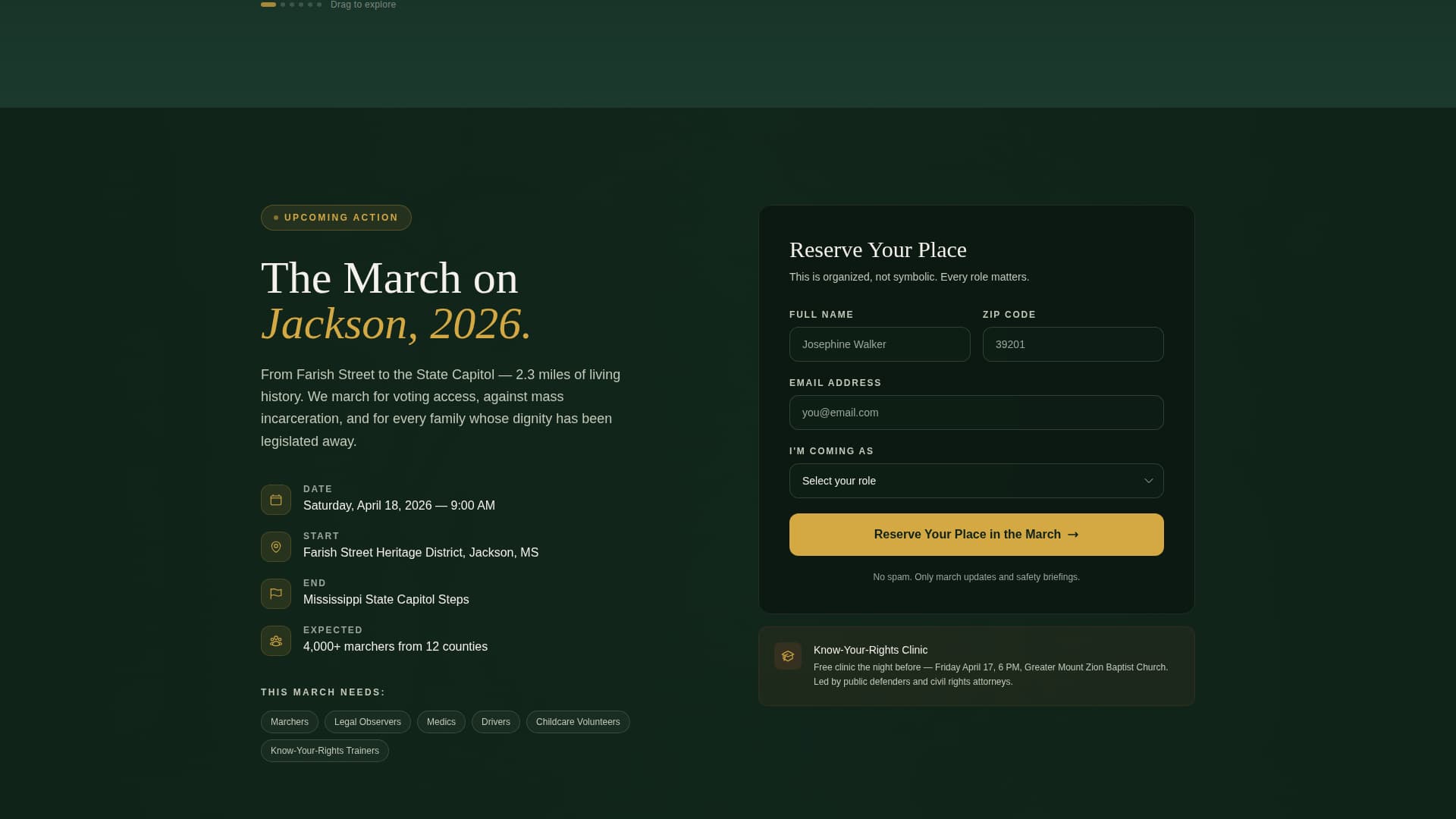 Specialist Advocacy & Social Campaign Professional Website Template