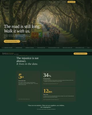 Specialist Advocacy & Social Campaign Professional Website Template