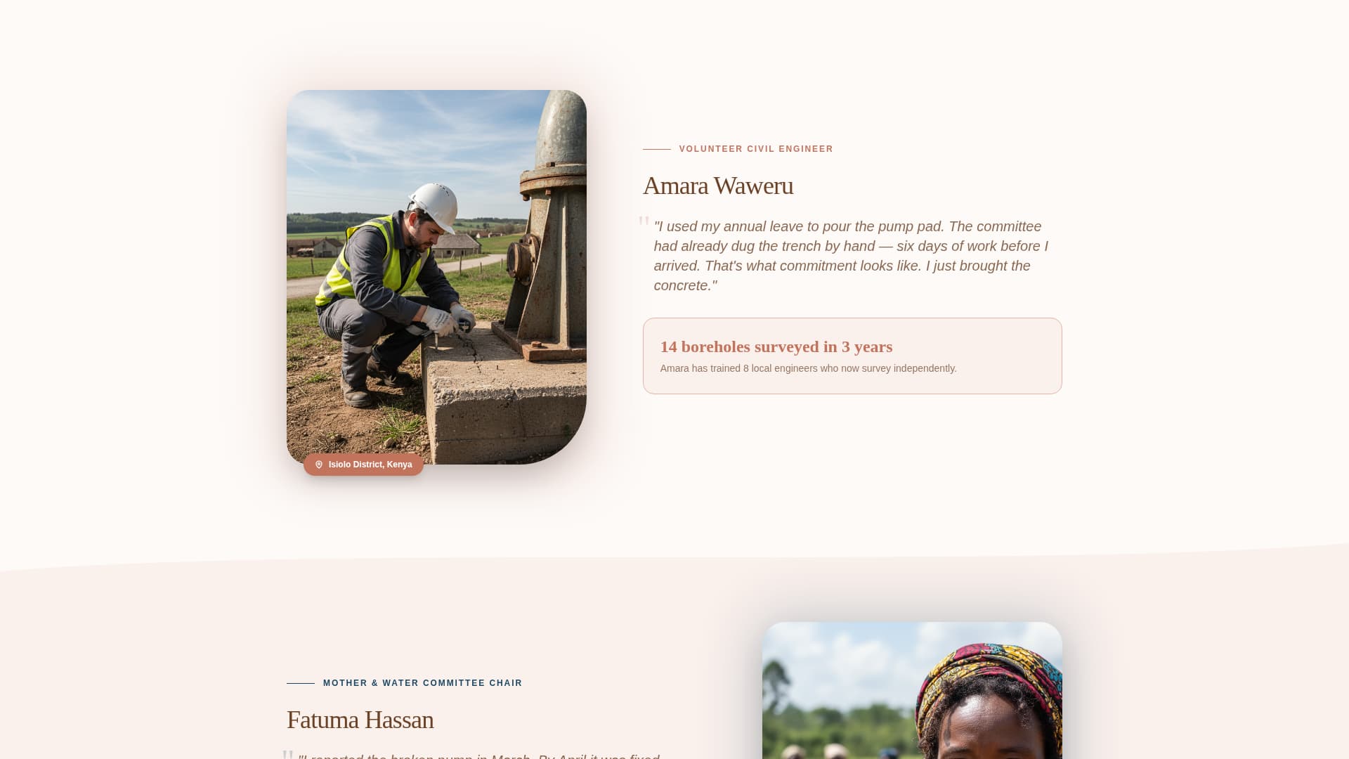 Advanced Clean Water Nonprofit Professional Website Template