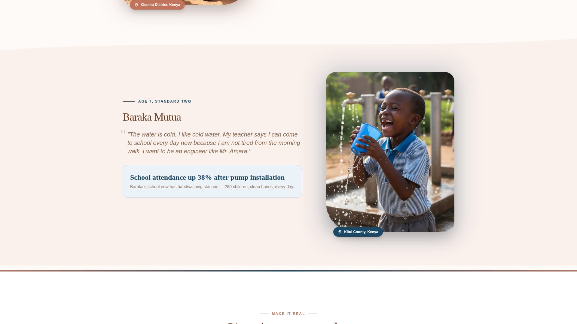 Advanced Clean Water Nonprofit Professional Website Template