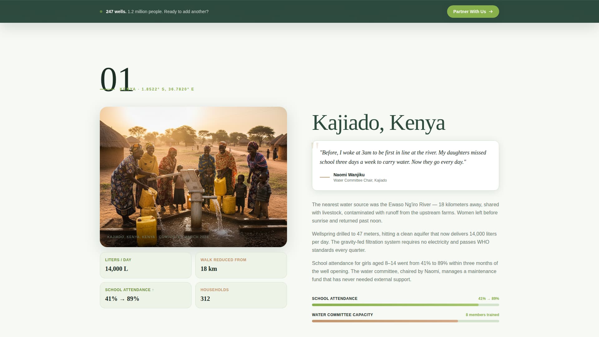Environmental & Conservation NGO Portfolio & Case Study Website Template