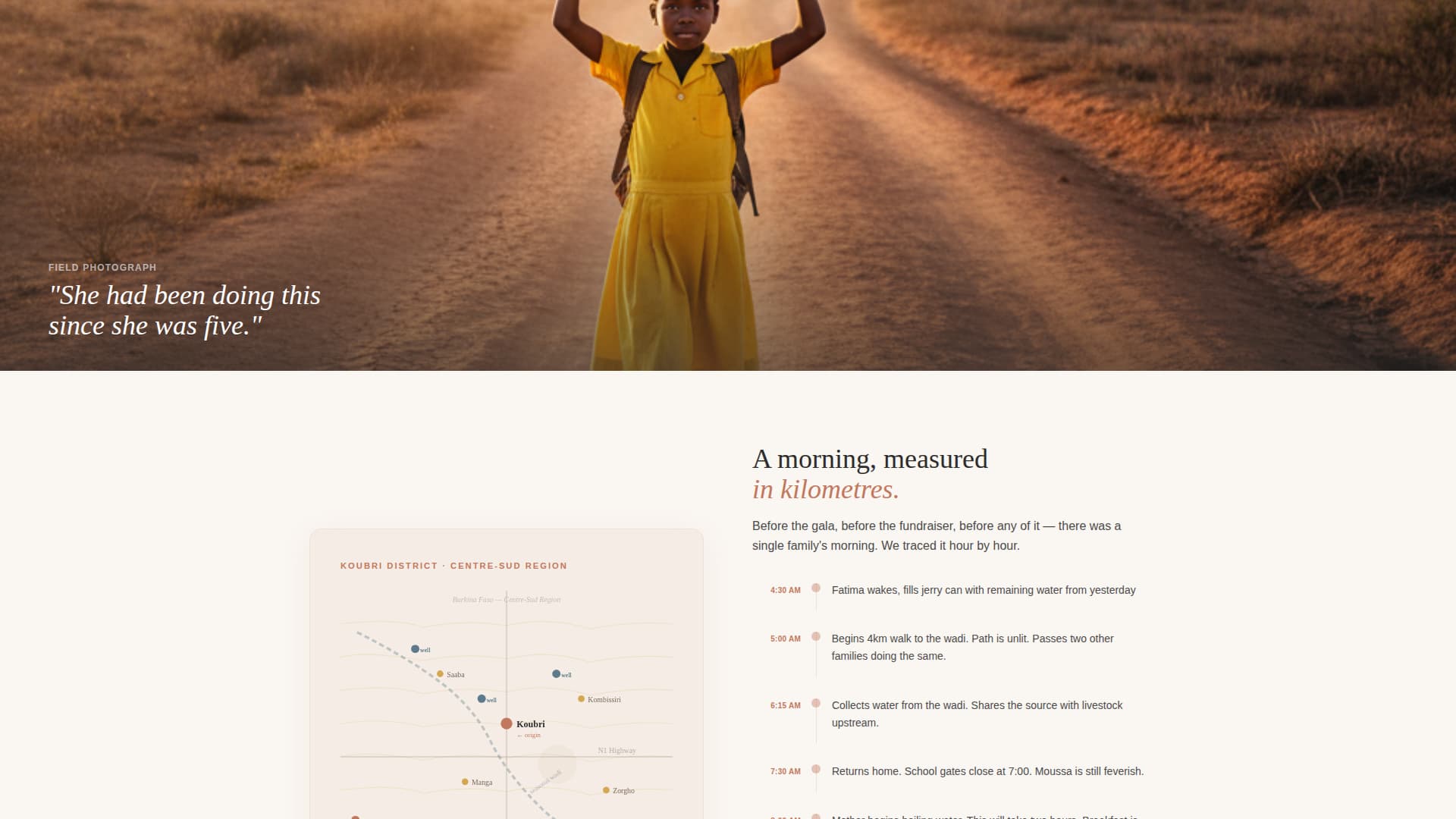 Clean Water Nonprofit Blog & Content Website Template