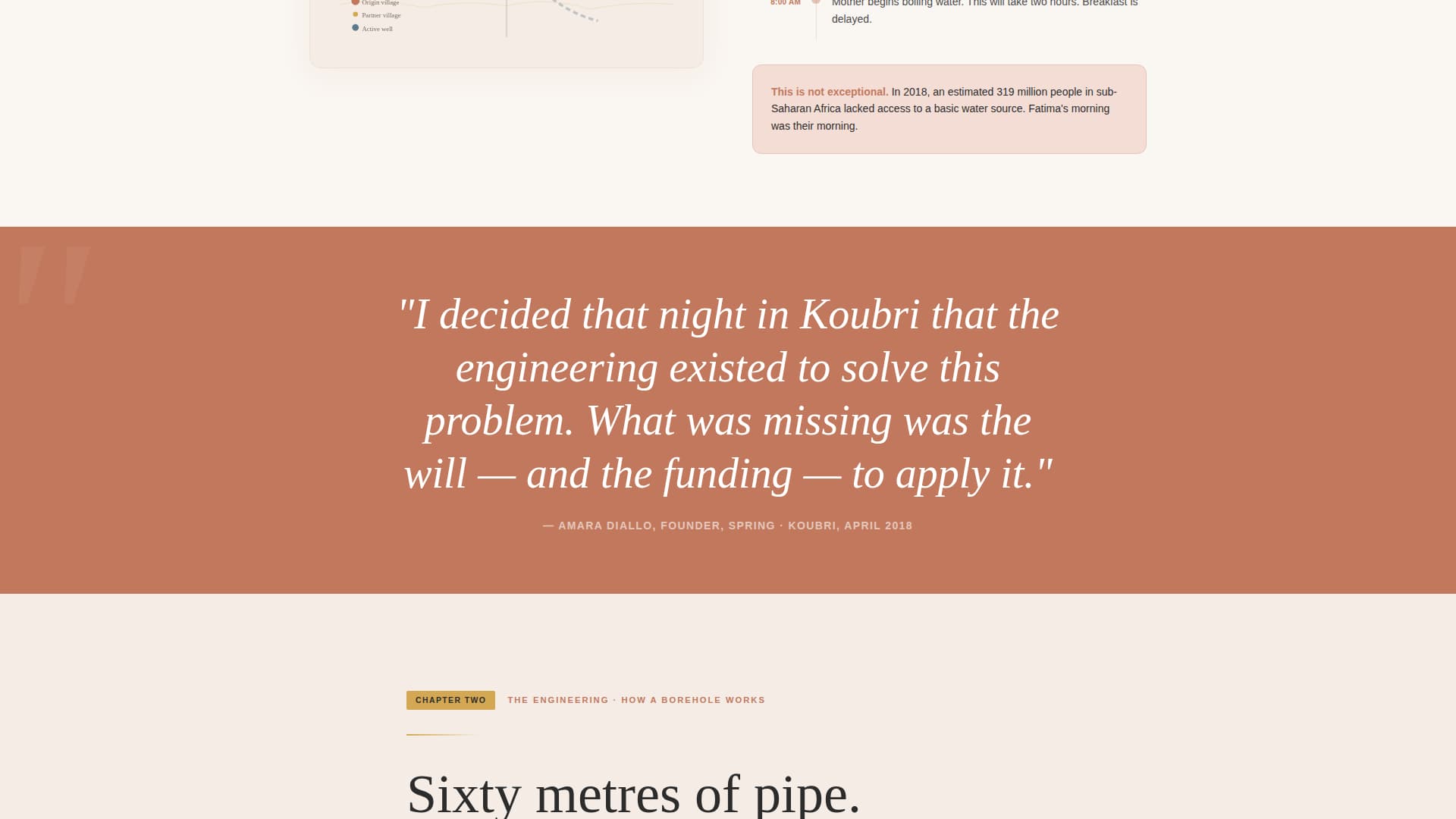 Clean Water Nonprofit Blog & Content Website Template