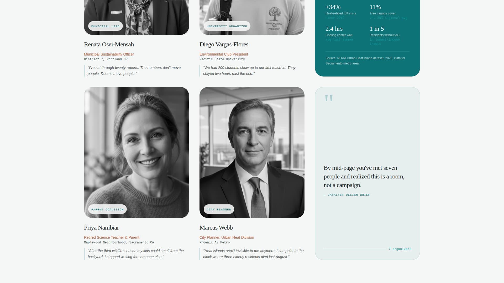 Catalyst - Powerful Climateaction Landing Page Template