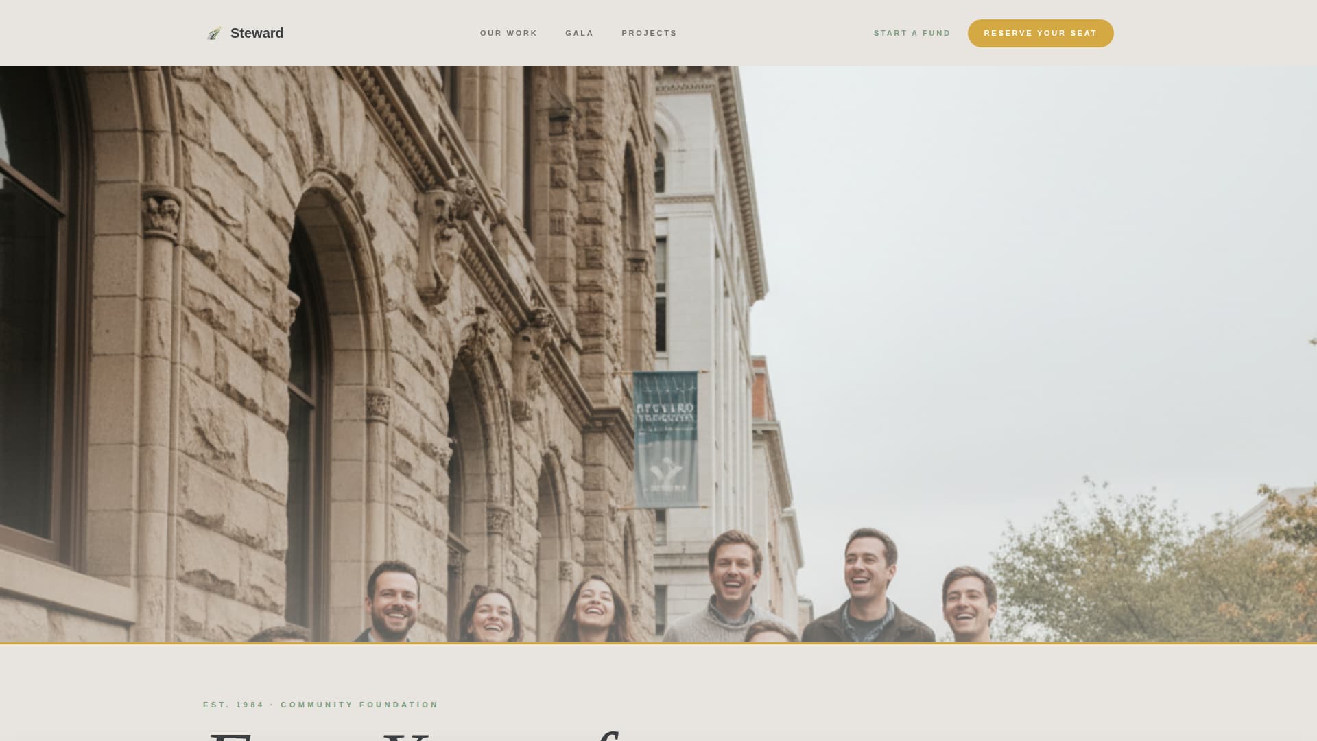 Specialist Foundation & NGO Portfolio & Case Study Website Template